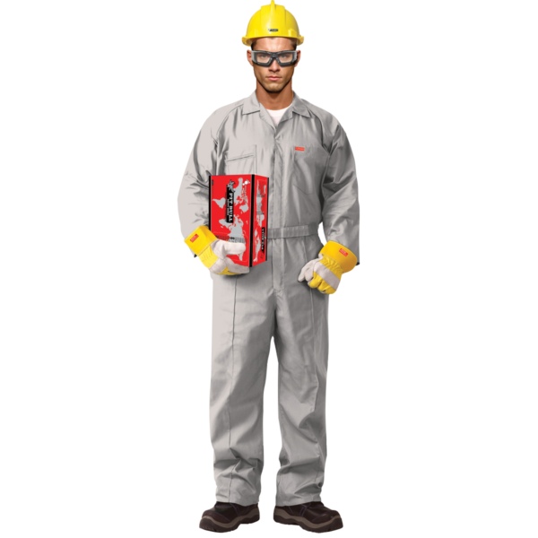 100% Cotton Coverall without Reflective – Grey