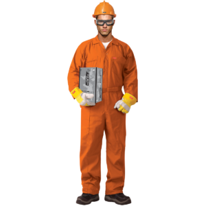 100% Cotton Coverall without Reflective – Orange