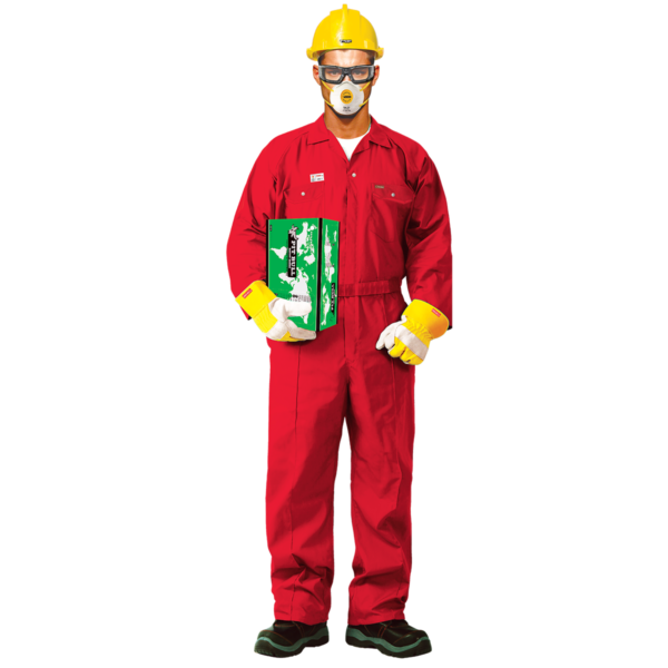 Cotton Coverall without Reflective – Red