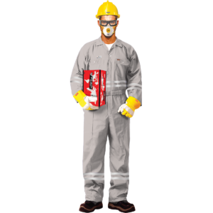 Fire Retardant Coverall – Dark Grey