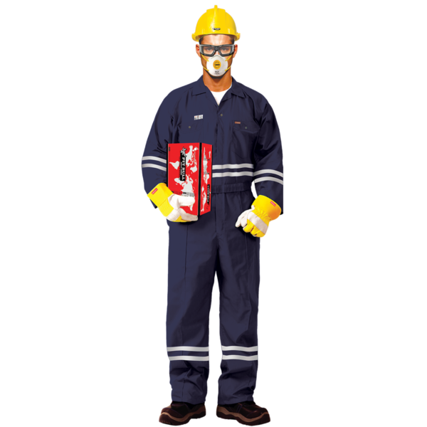 Fire Retardant Coverall – Navy Blue